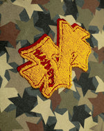 Camouflage hooded sweatshirt jacket