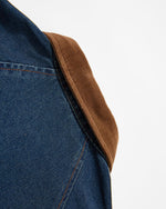 Distressed washed casual jacket