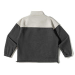 Color-blocked pullover sweatshirt