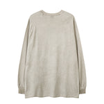 復古做舊字母印花長袖