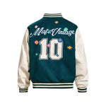 자수 컬러블록 재킷