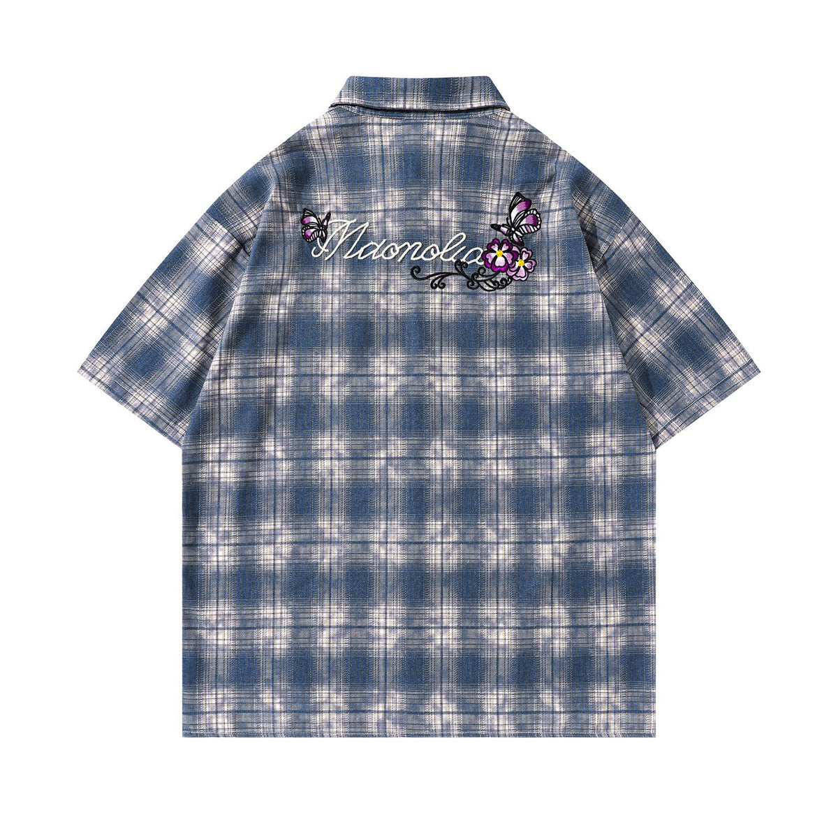 Vintage Plaid Short Sleeve Shirt