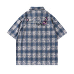 Vintage Plaid Short Sleeve Shirt