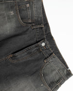 復古做舊寬鬆七分短褲