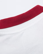 대조적인 색상 만화 짧은 소매