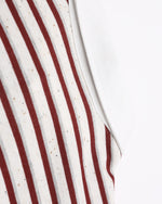 Striped embroidered polo long sleeves