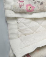 Women's fleece patchwork coat