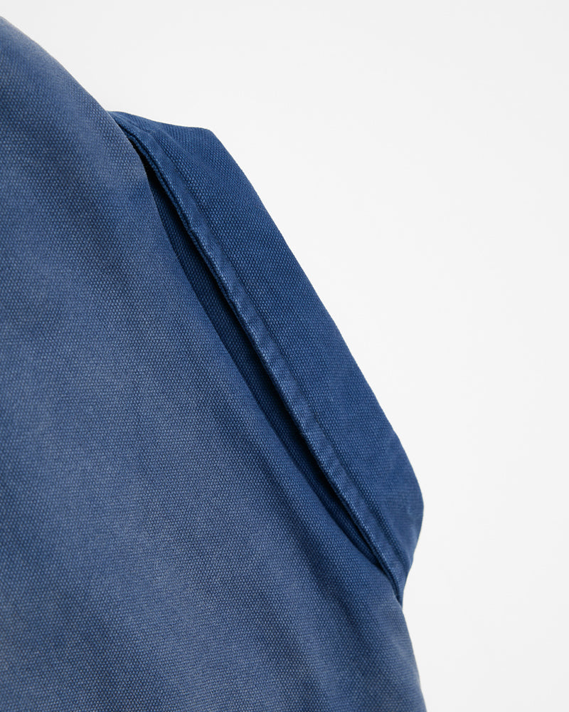 Washed fleece-lined jacket