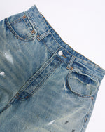 做舊水洗牛仔褲