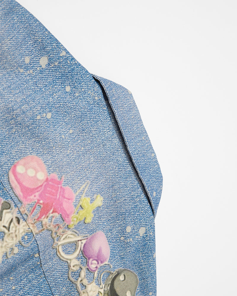 趣味創意印花外套