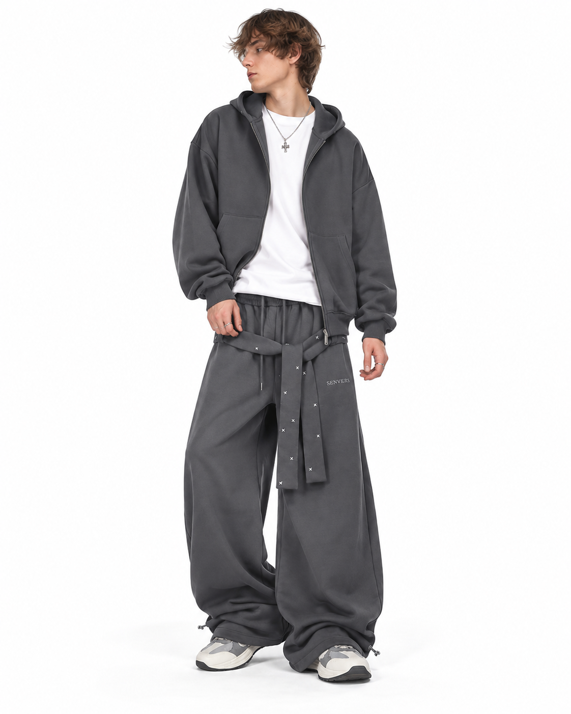 Retro casual trousers