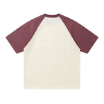 콘트라스트 컬러 라글런 반팔