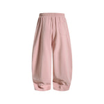 復古字母休閑褲