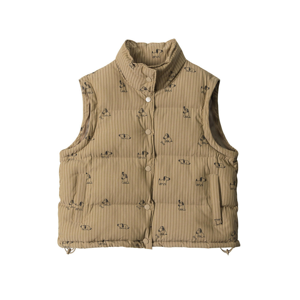 탈부착 가능한 캐주얼 베스트 재킷