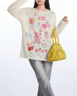 Cartoon Print Long Sleeve