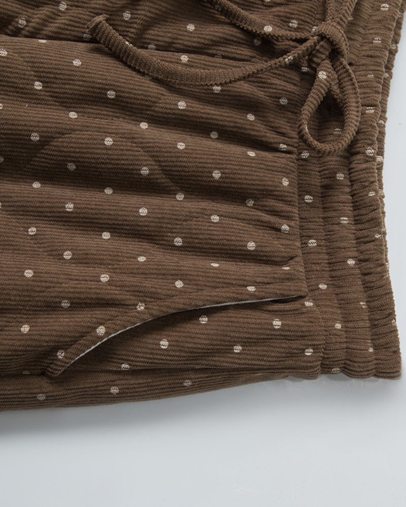 두껍고 따뜻한 캐주얼 팬츠