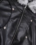 Retro cotton-padded jacket