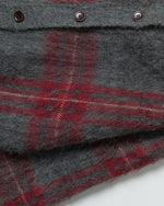 Plaid lapel short jacket