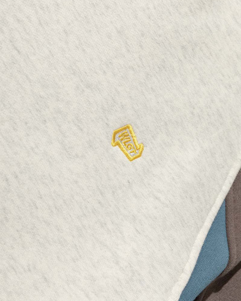 Fleece-lined crew neck sweatshirt