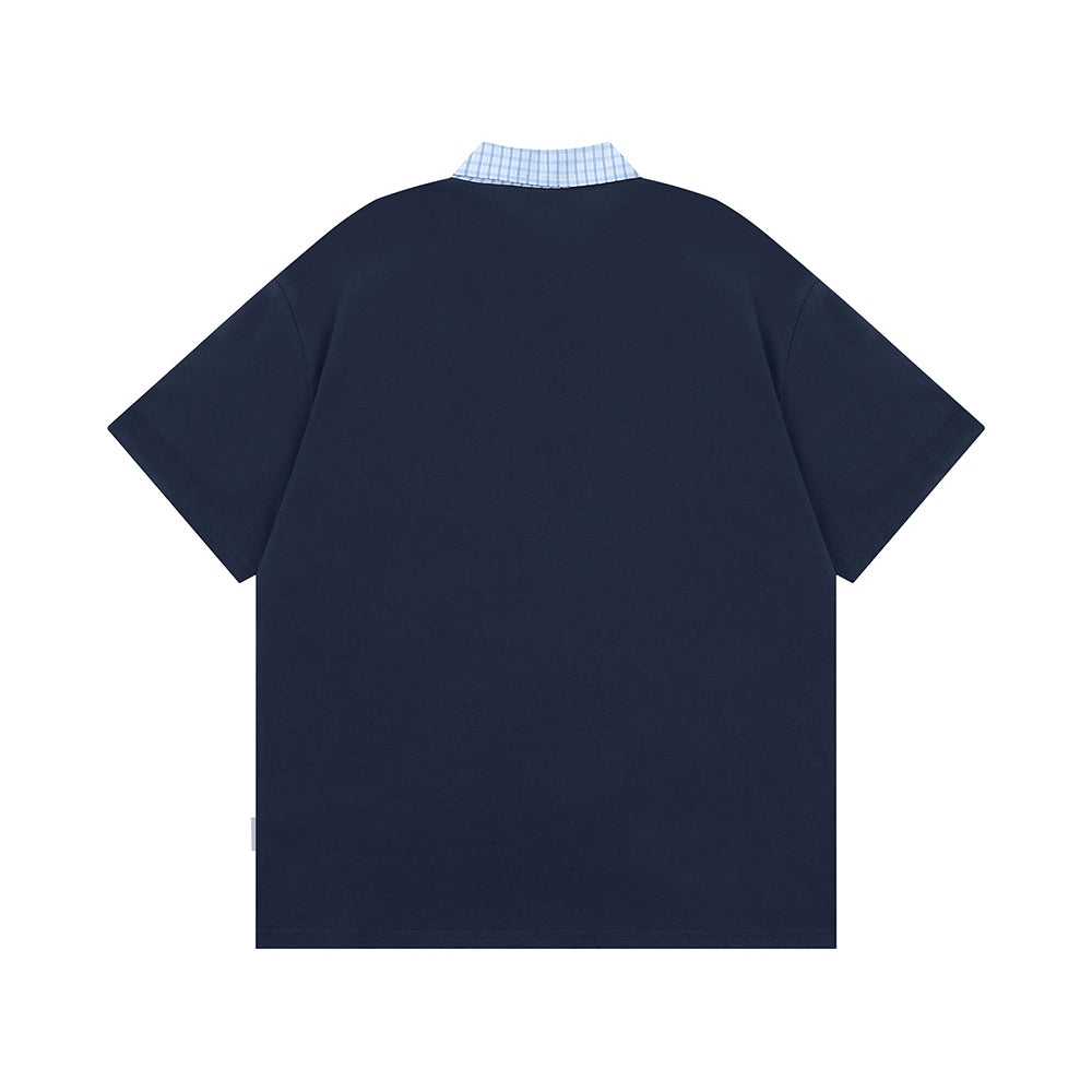 패치워크 별 반팔 티셔츠