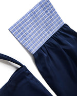 Plaid patchwork long sleeves (women's)