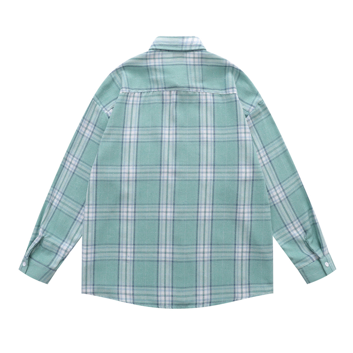 retro plaid long sleeve shirt