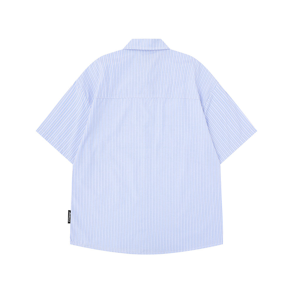 卡通小狗短袖襯衫