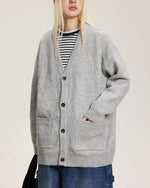 復古學院風毛衣外套