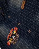 復古水洗牛仔襯衫