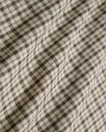 Vintage check short-sleeved shirt