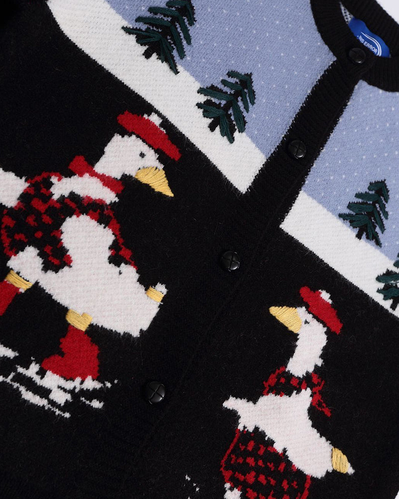 재미있는 만화 자카드 스웨터