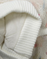 Women's fleece patchwork coat