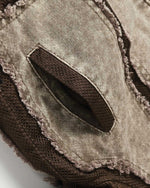 Unique color-blocked patchwork jacket