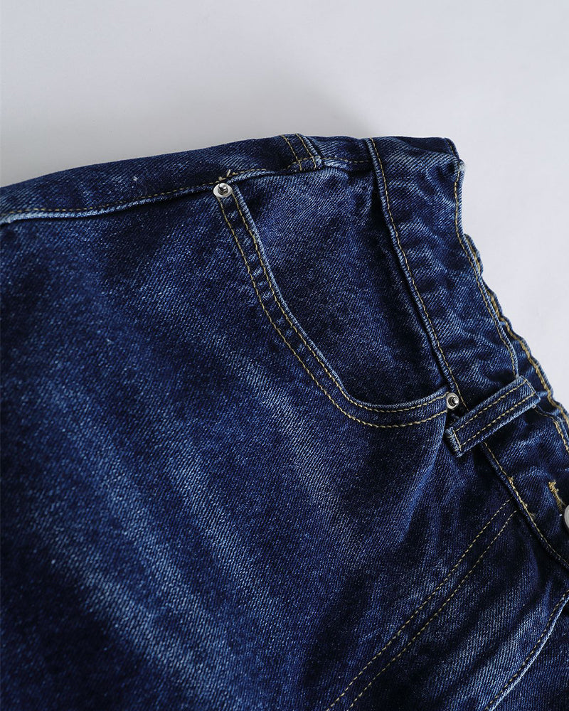 Vintage Washed Casual Shorts