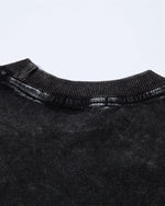 워시드 레터 반팔