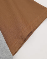 대비색 크루넥 반팔