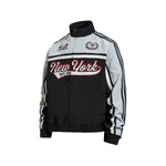 자수 스탠드업 칼라 코트