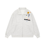 floral pattern sweatshirt