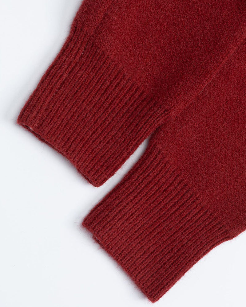 Contrast color pullover sweater