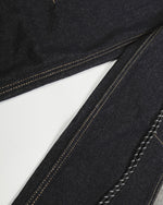 Retro patchwork jeans