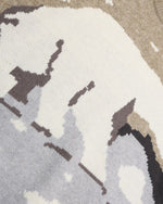 레트로 컬러 블록 폴라베어 스웨터