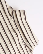 Embroidered striped long sleeves