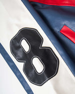 Embroidered patchwork couple jackets