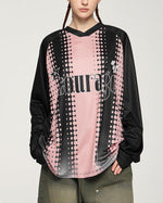 復古漸變運動長袖