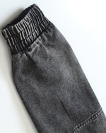 꽃 자수 데님 재킷