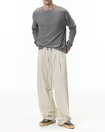 Loose-fitting casual wide-leg pants