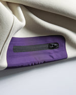 Fleece-lined crew neck pullover sweatshirt