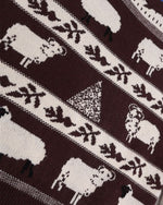 趣味動物條紋毛衣