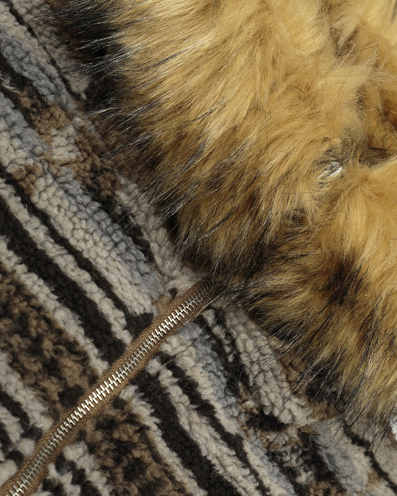 Casual loose cotton coat