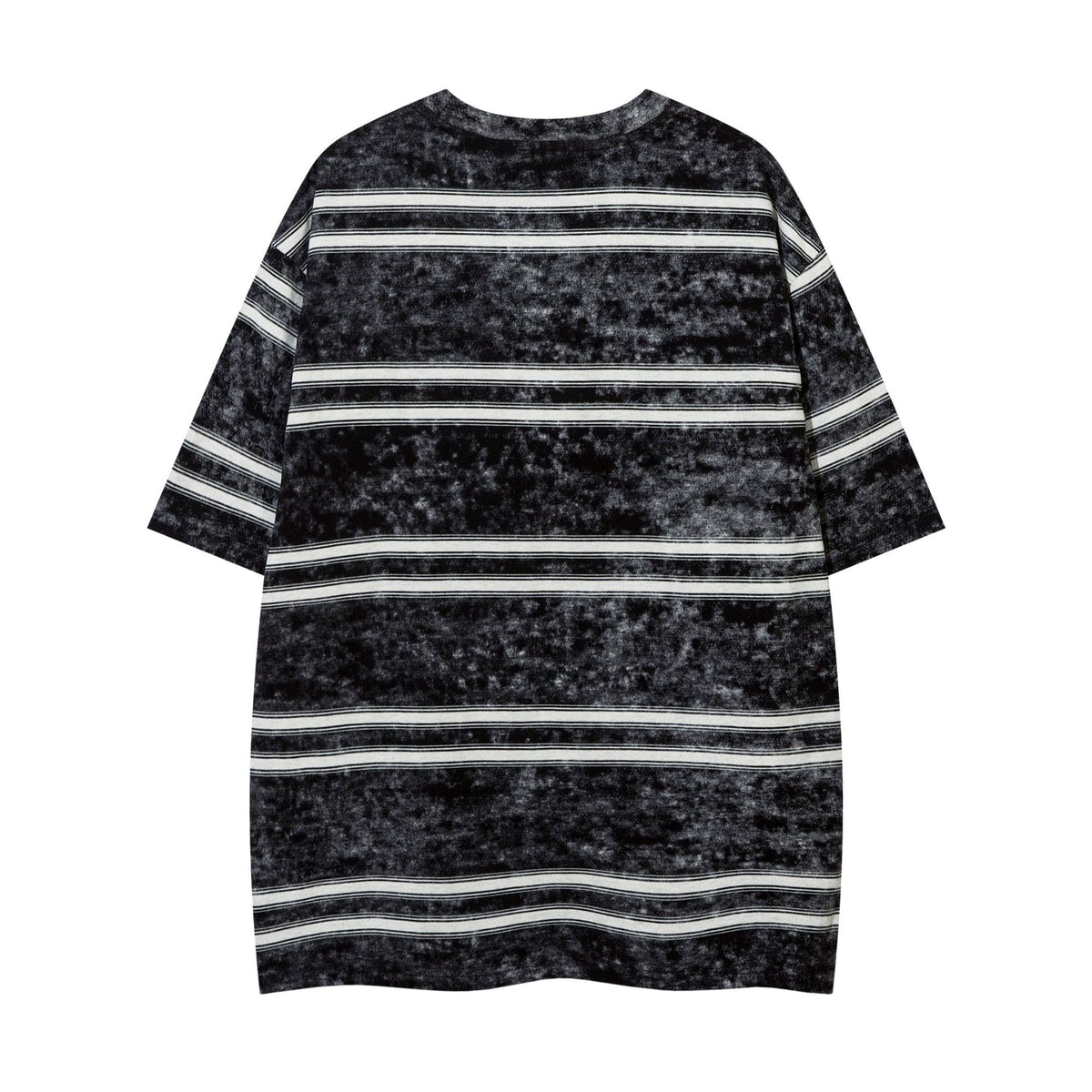 American striped contrast printed short sleeves